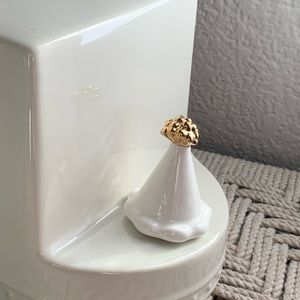 *RARE* unpainted Nora Fleming party hat mini